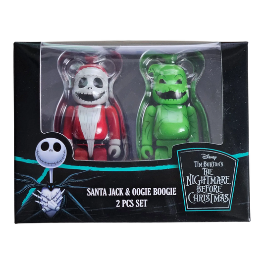 Bearbrick Santa Jack & Oogie Boogie 2er-Set 100% in der Verpackung