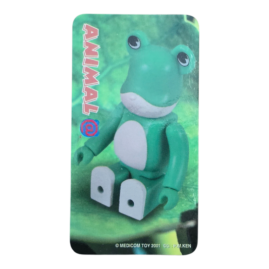 Bearbrick Series 1 Animal "Frog" 100% Begleitkarte