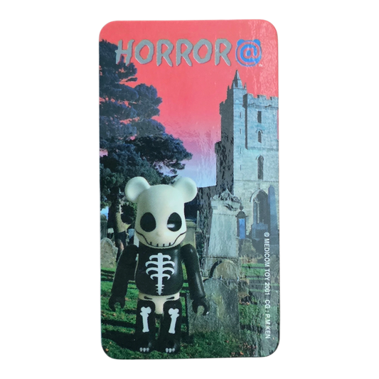 Bearbrick Series 1 Horror "Skull" 100% Begleitkarte