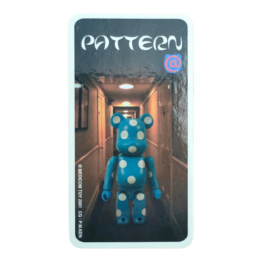 Bearbrick Series 1 Pattern "Polka Dots" 100% Begleitkarte