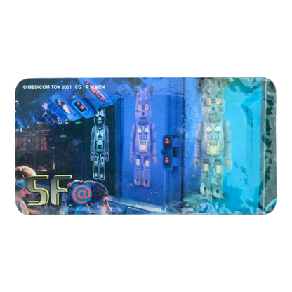Bearbrick Series 1 SF "Robot" 100% Begleitkarte