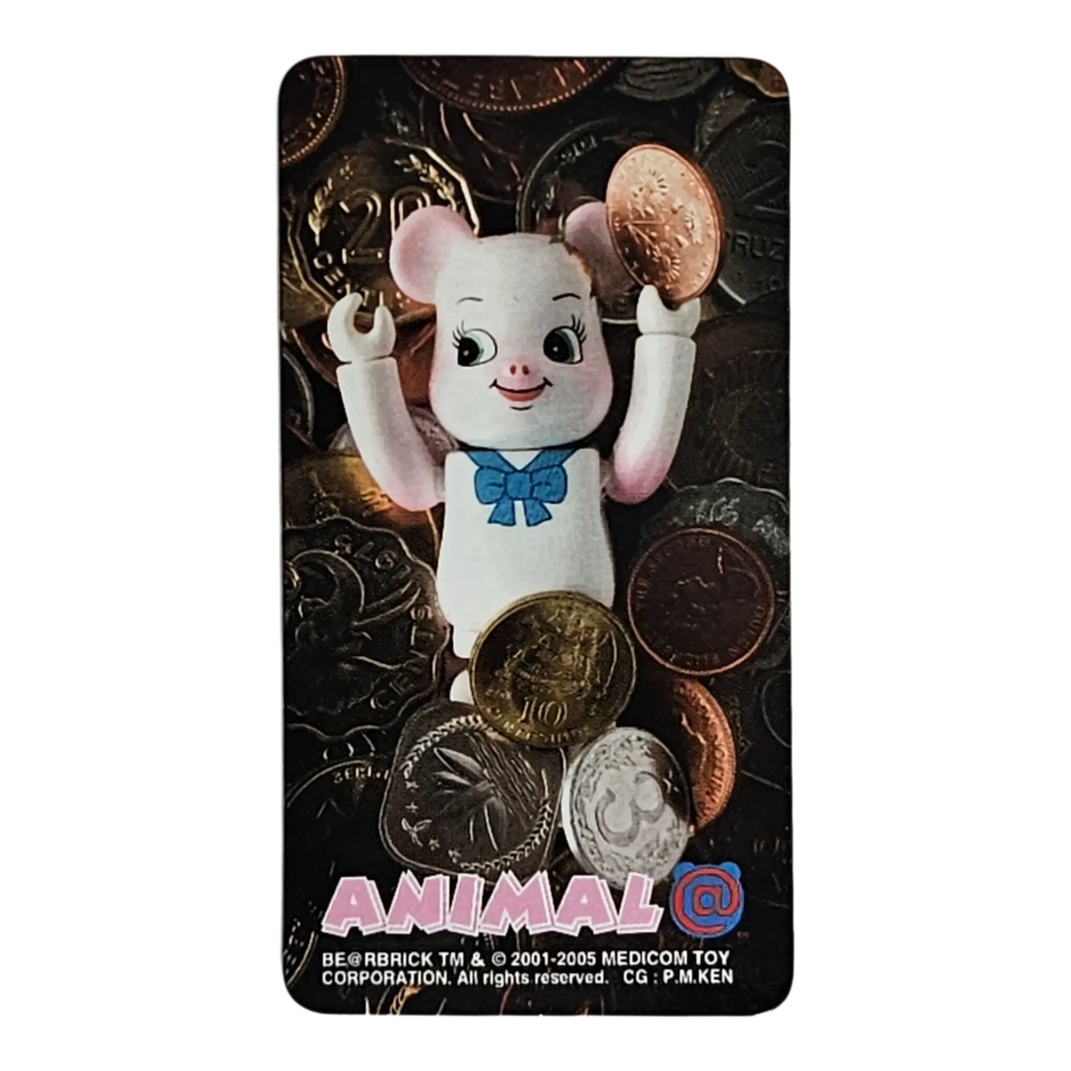 Bearbrick Series 10 Animal "Pig Piggy Bank" 100% Begleitkarte