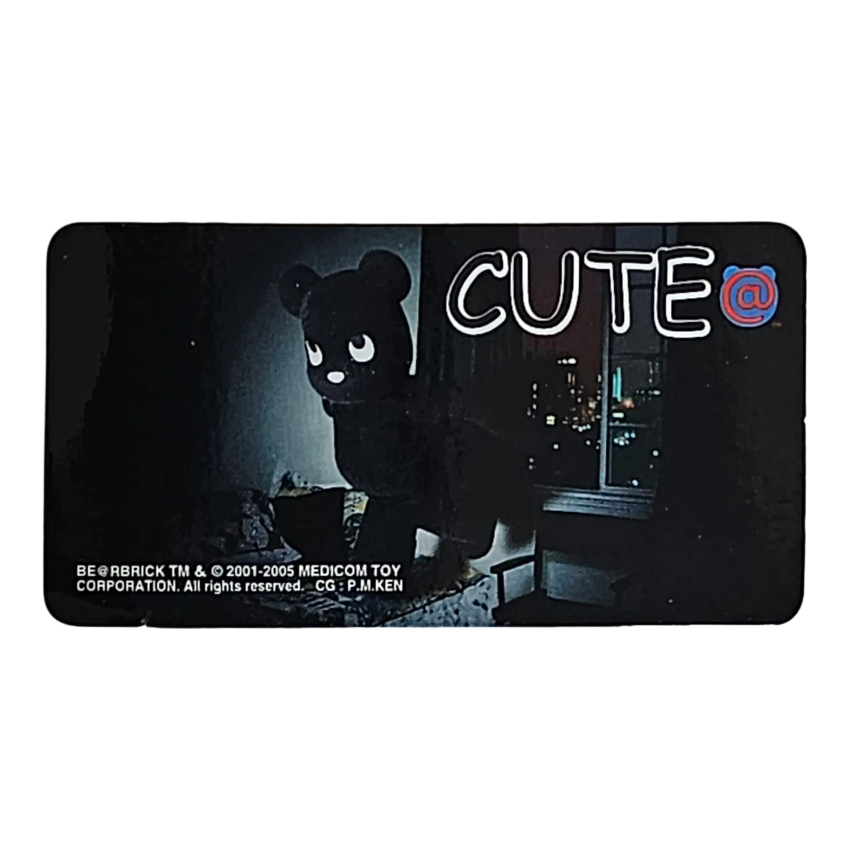 Bearbrick Series 10 Cute "Black Flocky Bear" 100% Begleitkarte