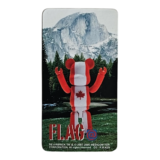 Bearbrick Series 10 Flag "Canada" Begleitkarte