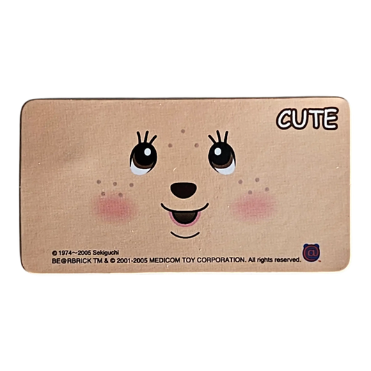 Bearbrick Series 11 Cute 'Monchhichi' 100% Begleitkarte