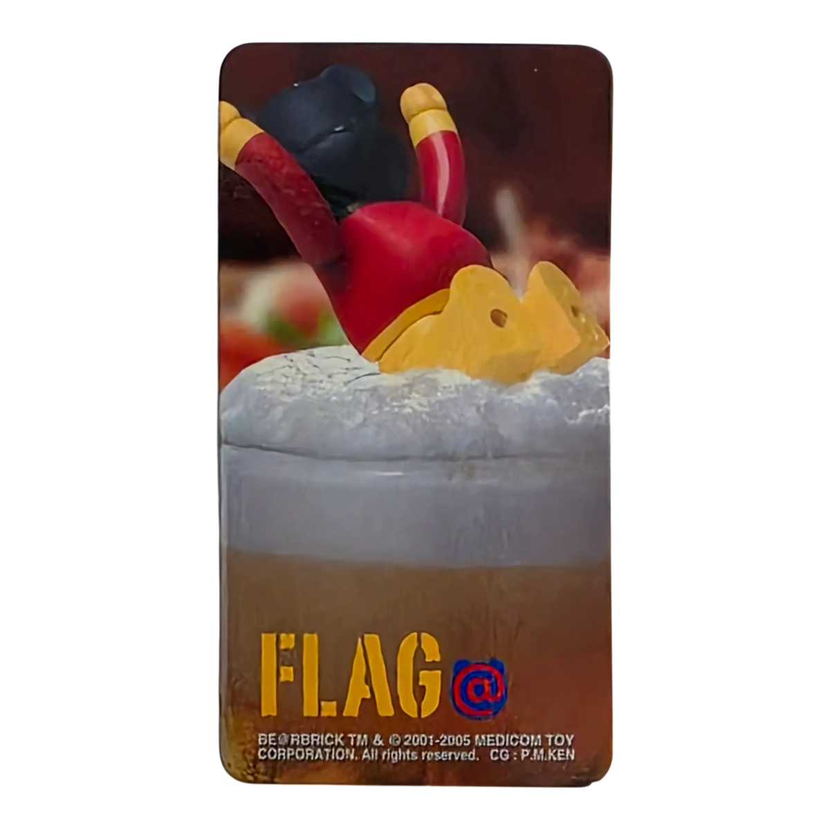 Bearbrick Series 11 Flag "Germany" 100% Begleitkarte