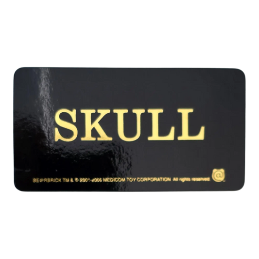 Bearbrick Series 13 Artist "Skull" 100% Begleitkarte