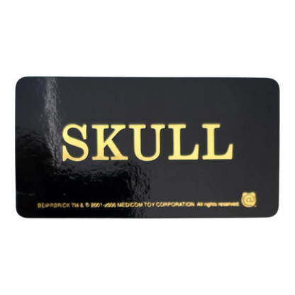 Bearbrick Series 13 Artist "Skull" 100% Begleitkarte