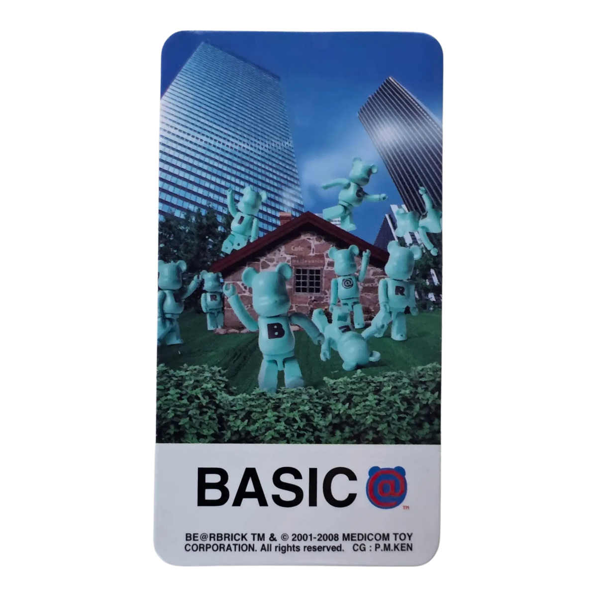 Bearbrick Series 16 Basic Letter 100% Begleitkarte