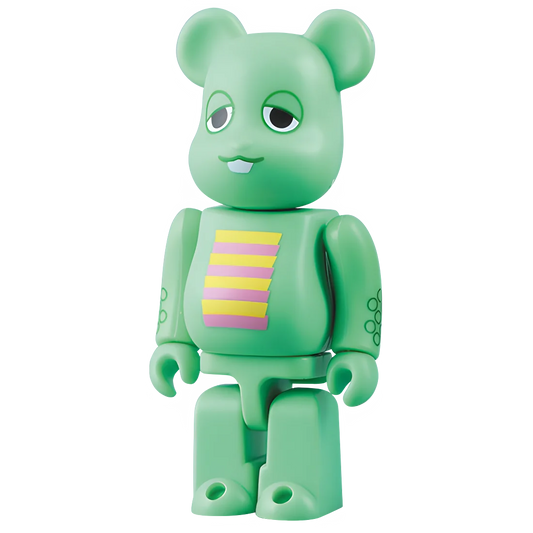 Bearbrick Series 16 Cute "Gachapin" [Gachapin × Mukku] 100% Herstellerbild