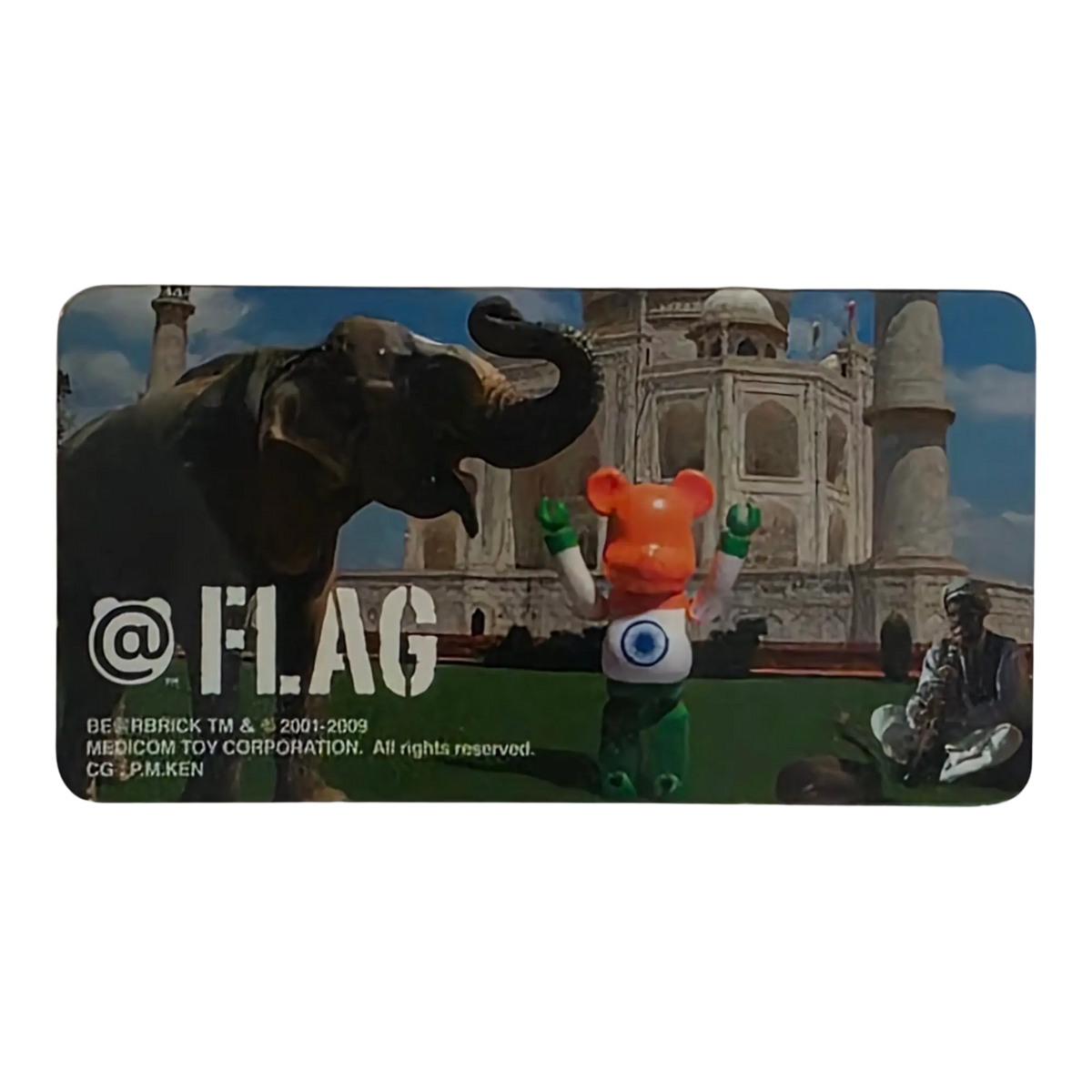 Bearbrick Series 18 Flag "India" 100% Begleitkarte