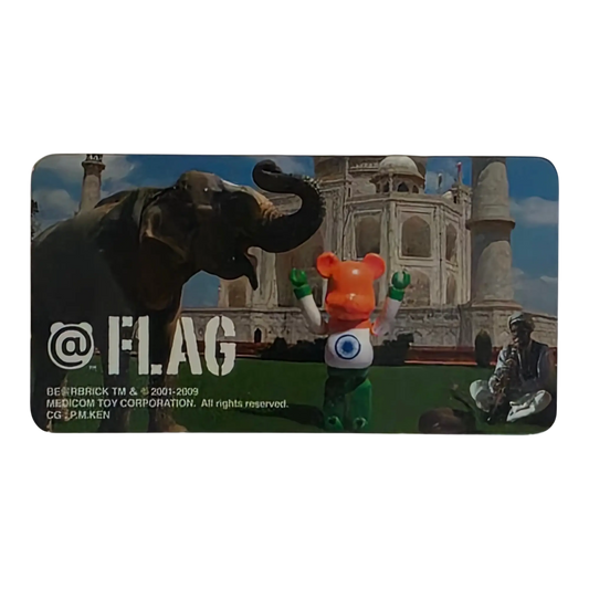 Bearbrick Series 18 Flag "India" 100% Begleitkarte