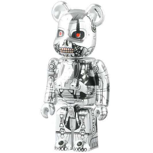 Bearbrick Series 18 SF "Endoskeleton" [Terminator Salvation] 100% Herstellerbild
