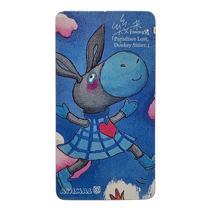 Bearbrick Series 19 Animal "Jimmy Liao" 100% Begleitkarte