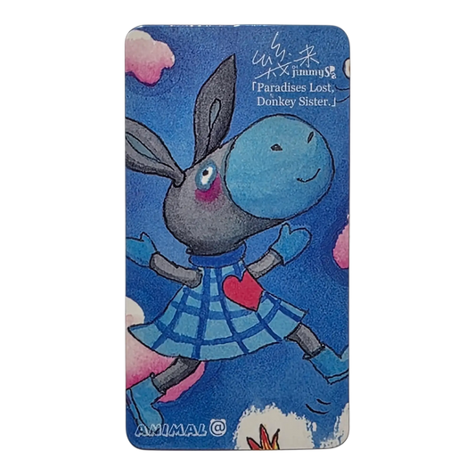 Bearbrick Series 19 Animal "Jimmy Liao" 100% Begleitkarte