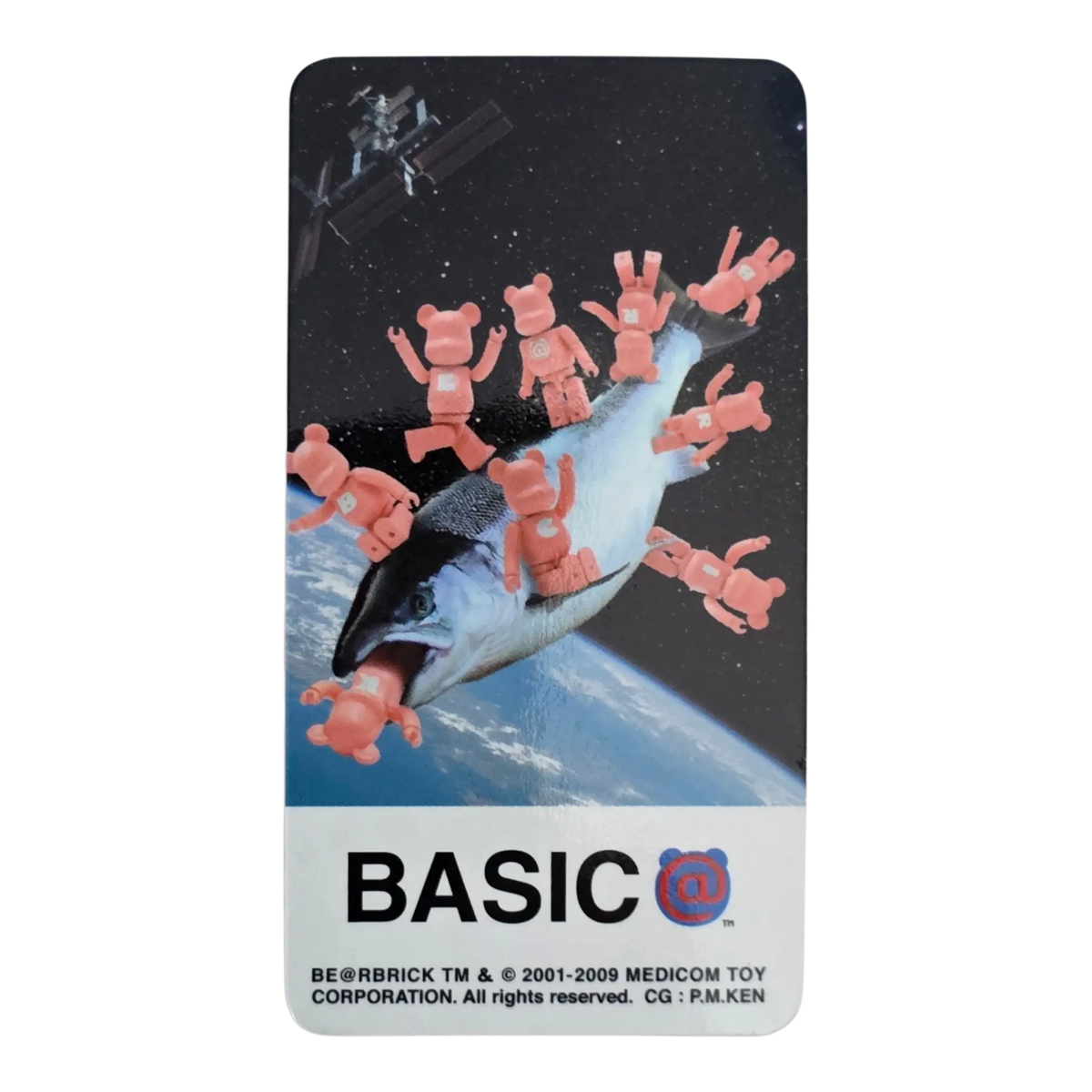 Bearbrick Series 19 Basic Letter 100% Begleitkarte