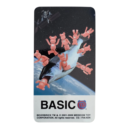 Bearbrick Series 19 Basic Letter 100% Begleitkarte