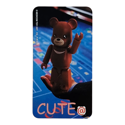 Bearbrick Series 2 Cute "Bear" 100% Begleitkarte