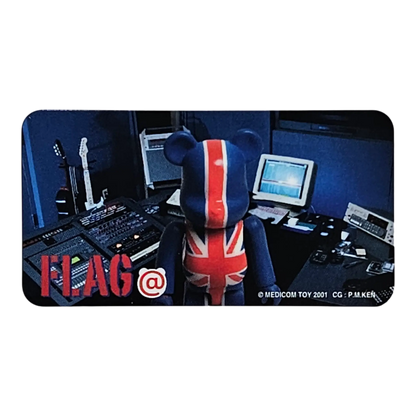 Bearbrick Series 2 Flag "Great Britain" 100% Begleitkarte
