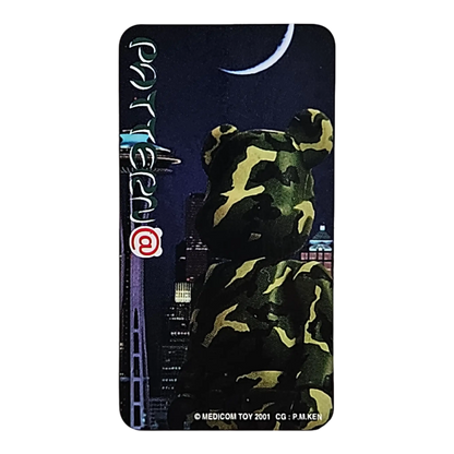 Bearbrick Series 2 Pattern "Camouflage" 100% Begleitkarte