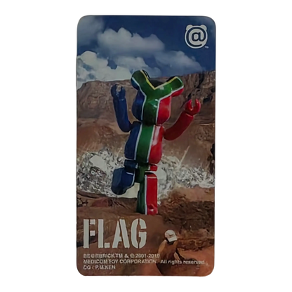 Bearbrick Series 20 Flag "South Africa" 100% Begleitkarte
