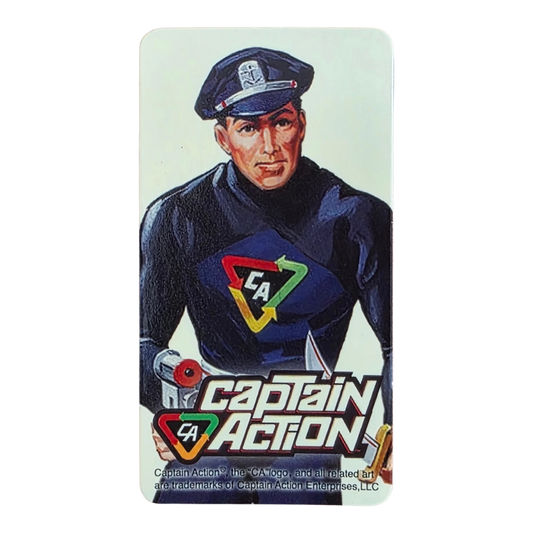 Bearbrick Series 20 Horror "Captain Action" 100% Begleitkarte