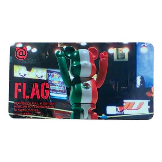 Bearbrick Series 21 Flag "Mexico" 100% Begleitkarte