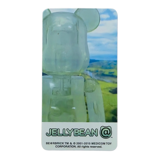 Bearbrick Series 21 Jellybean "Pale Lime" 100% Begleitkarte