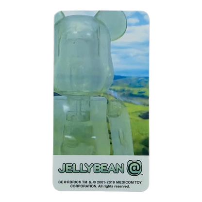 Bearbrick Series 21 Jellybean "Pale Lime" 100% Begleitkarte