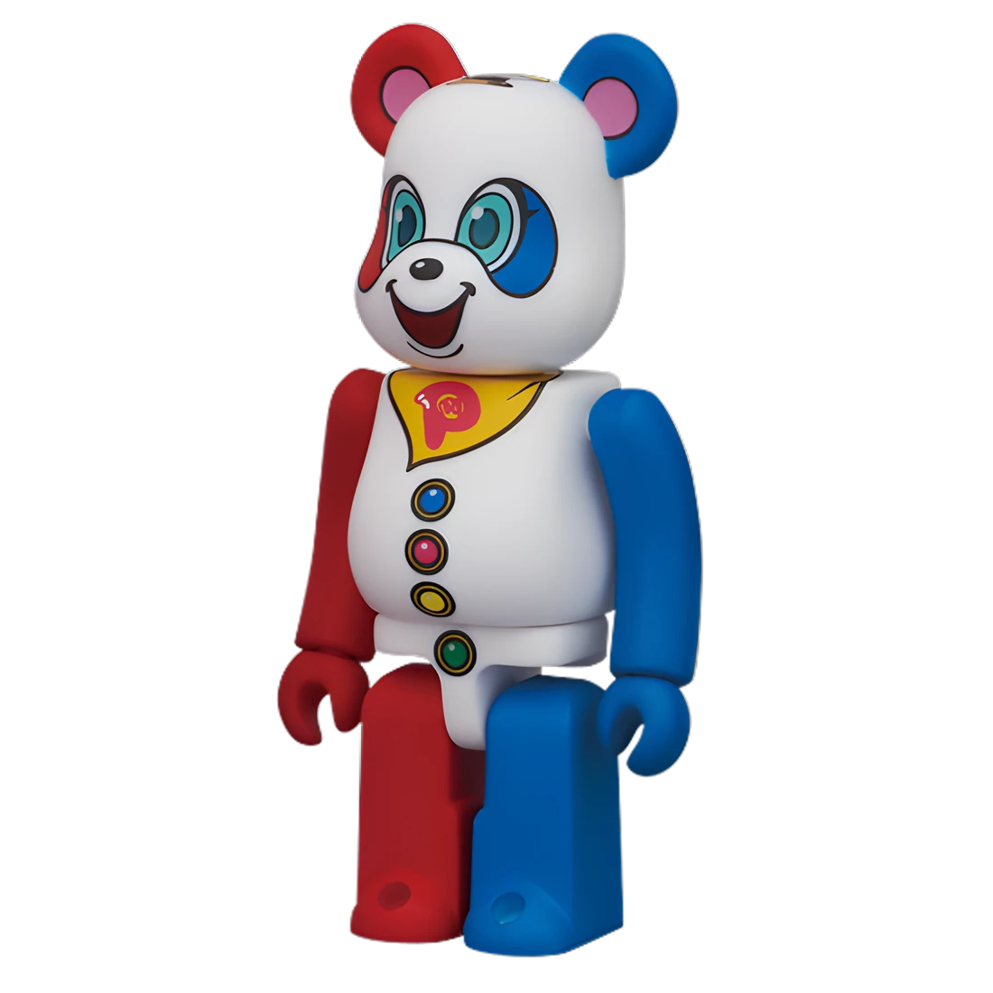 Bearbrick Series 22 Animal "Pirameki Panda" [Yoshimoto Kogyo] 100% Herstellerbild