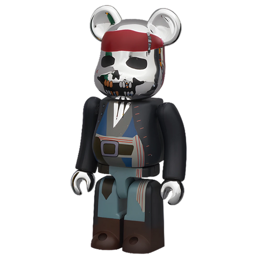 Bearbrick Series 22 Horror "Jack Sparrow" [Pirates of the Caribbean: On Stranger Tides] 100% Herstellerbild