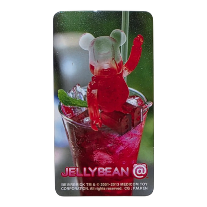 Bearbrick Series 26 Jellybean "Cassis Soda" 100% Begleitkarte