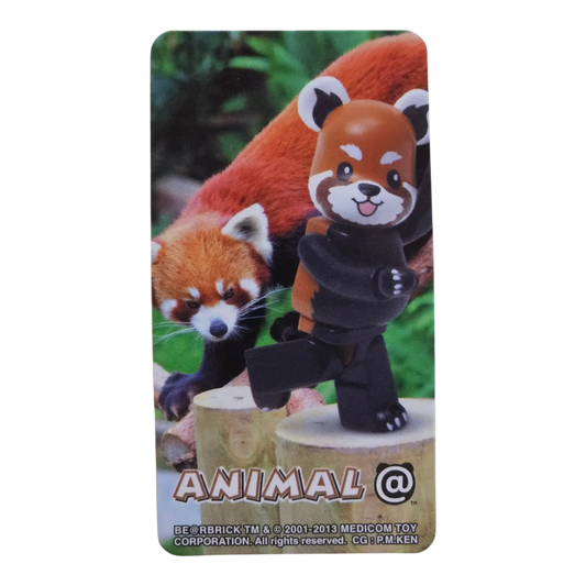 Bearbrick Series 27 Animal "Lesser Panda" 100% Begleitkarte