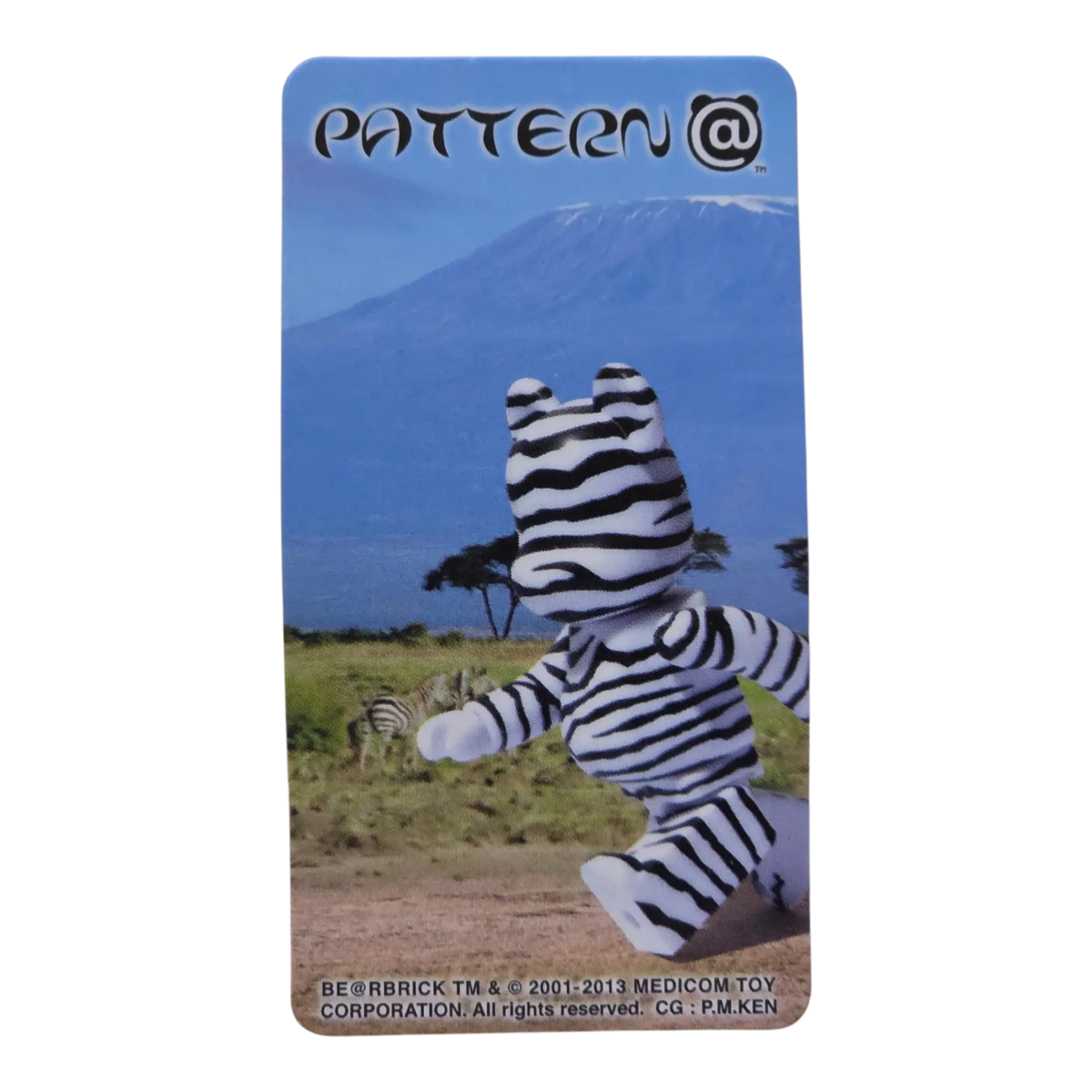 Bearbrick Series 27 Pattern "Zebra" 100% Begleitkarte