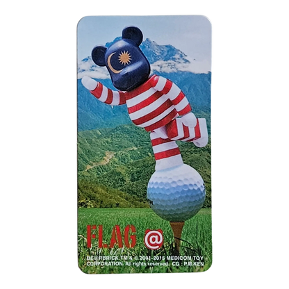 BE@RBRICK Series 31 Flag "Malaysia" (100%)
