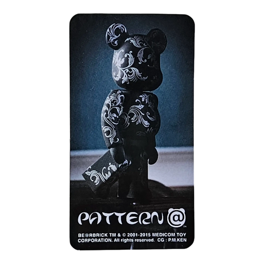 Bearbrick Series 31 Pattern "Chrome Floral" 100% Begleitkarte