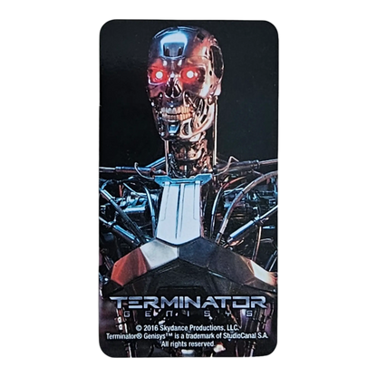 Bearbrick Series 32 SF "Endoskeleton" [Terminator Genisys] 100% Begleitkarte