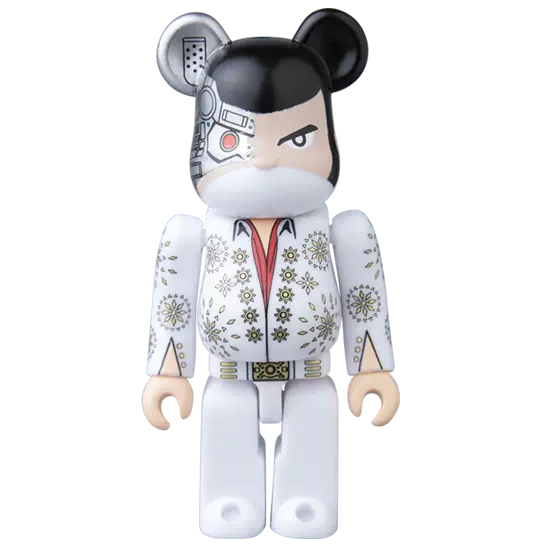 Bearbrick Series 33 Artist "Mecha Elvis" 100% Herstellerbild