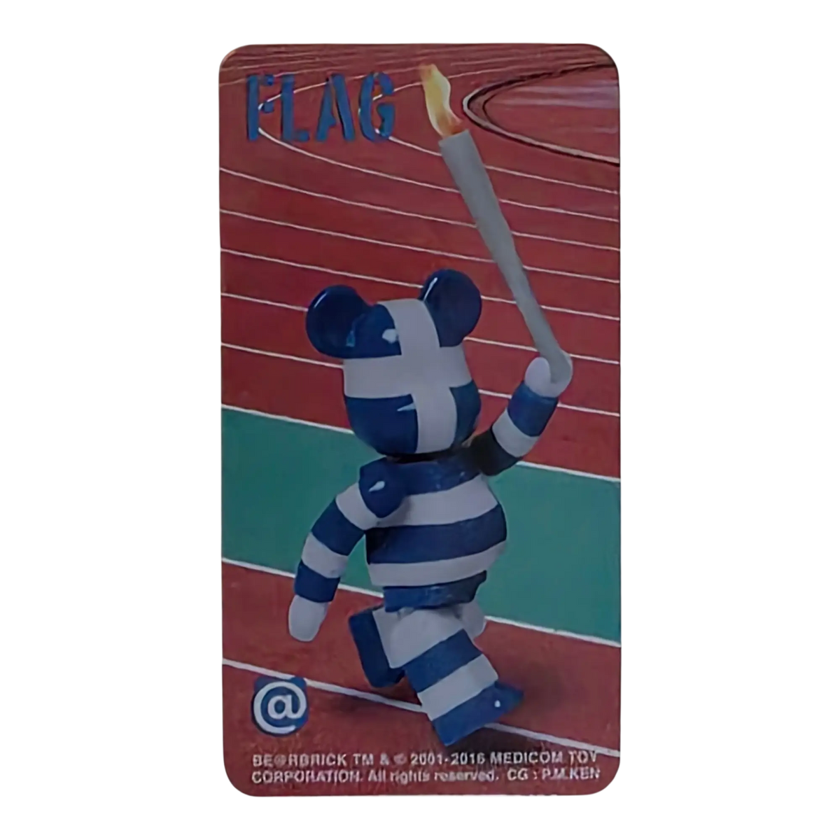 Bearbrick Series 33 Flag "Greece" 100% Begleitkarte