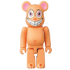 Bearbrick Series 34 Animal "Ren" [Ren & Stimpy] 100% Herstellerbild