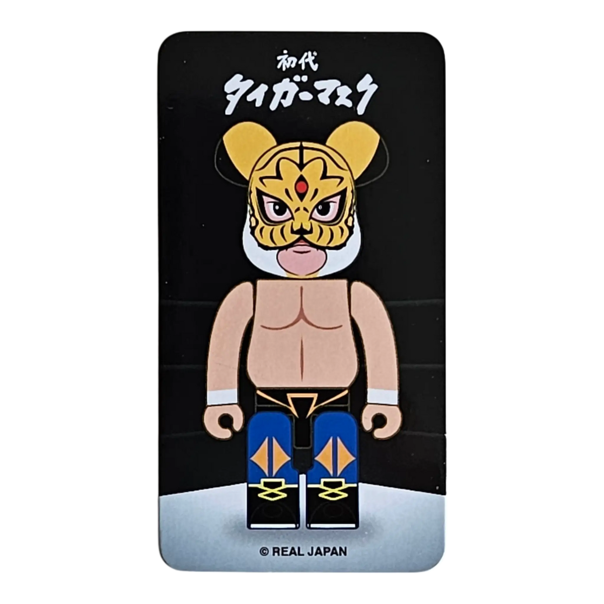 Bearbrick Series 34 Artist "Shodai Tiger Mask" 100% Begleitkarte