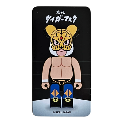 Bearbrick Series 34 Artist "Shodai Tiger Mask" 100% Begleitkarte
