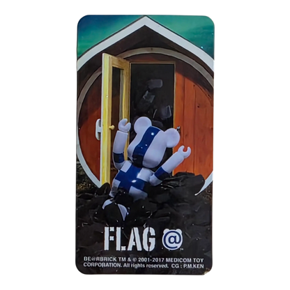 Bearbrick Series 35 Flag "Finland" 100% Begleitkarte