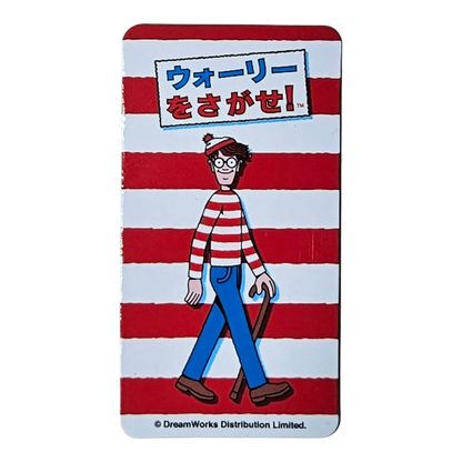 Bearbrick Series 35 Pattern "Waldo" [Where's Waldo?] 100% Begleitkarte