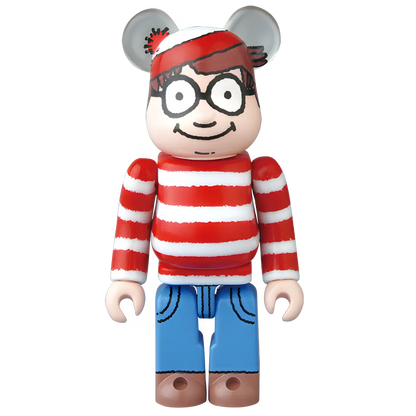 Bearbrick Series 35 Pattern "Waldo" [Where's Waldo?] 100% Herstellerbild
