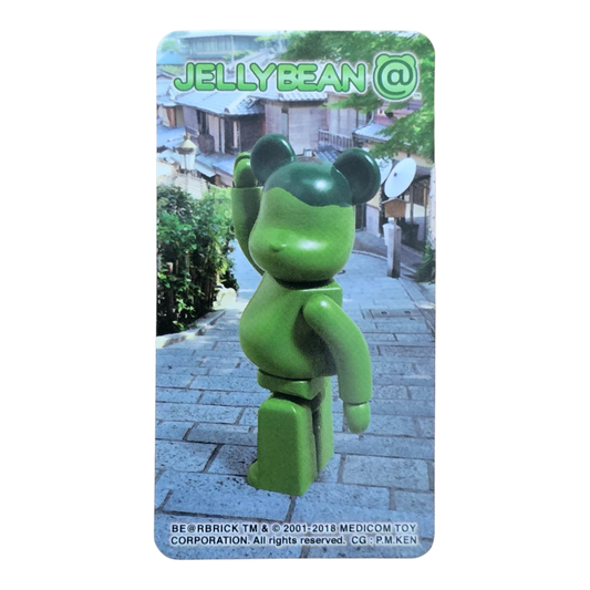 Bearbrick Series 36 Jellybean "Matcha" 100% Begleitkarte