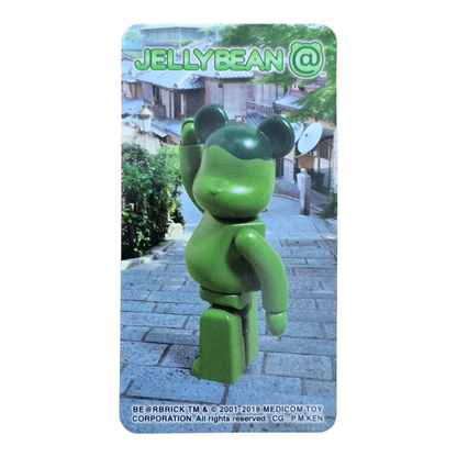 Bearbrick Series 36 Jellybean "Matcha" 100% Begleitkarte