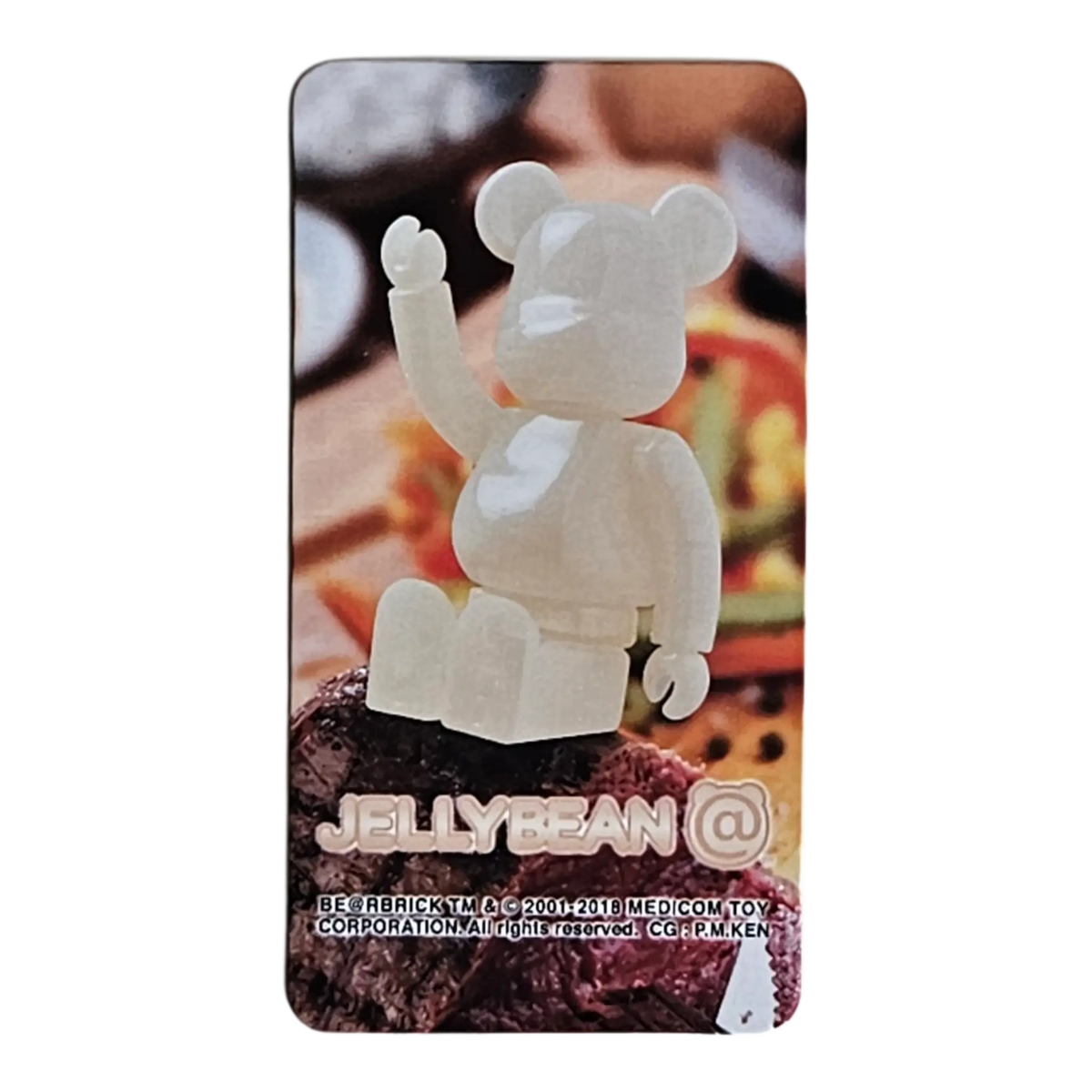 Bearbrick Series 37 Jellybean "Shio-Koji" 100% Begleitkarte