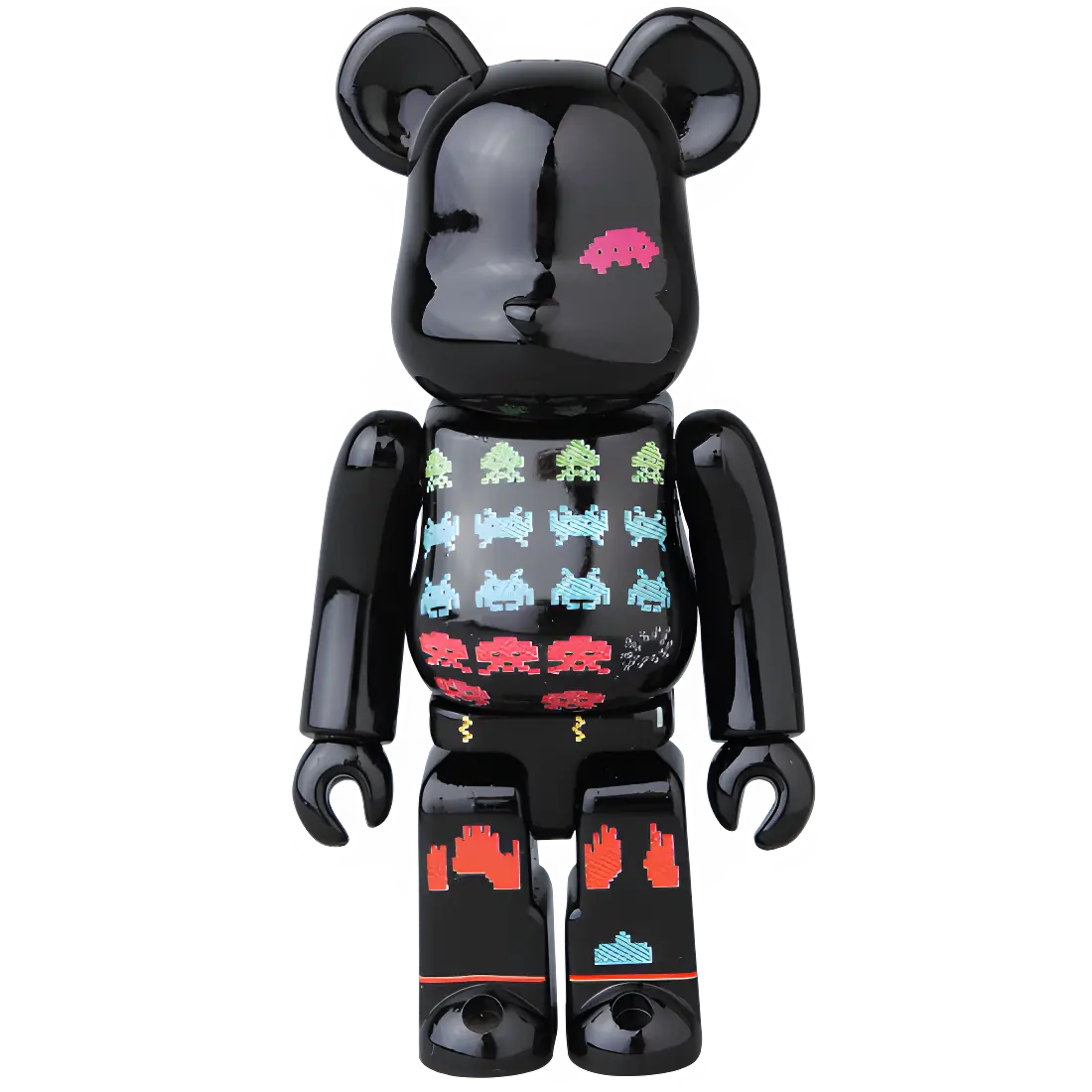 Bearbrick Series 37 Pattern "Space Invaders" 100% Herstellerbild