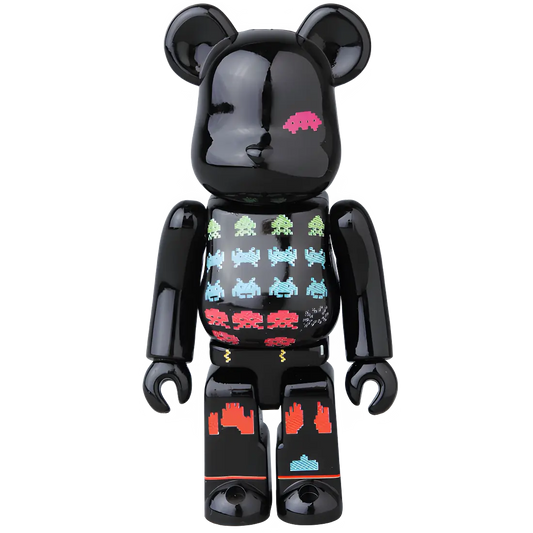 Bearbrick Series 37 Pattern "Space Invaders" 100% Herstellerbild